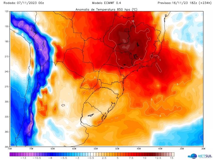 Brasil enfrenta onda de calor intensa com temperaturas até 15ºC acima da média histórica 