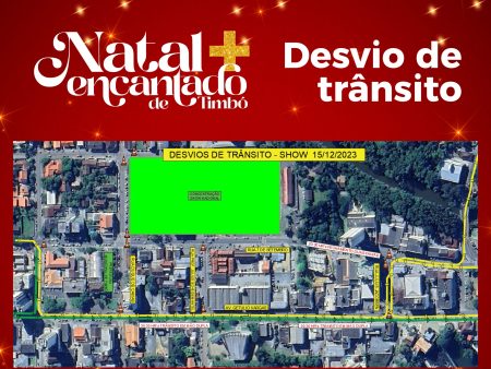 Show nacional de Leonardo altera trânsito e estacionamento no centro de Timbó