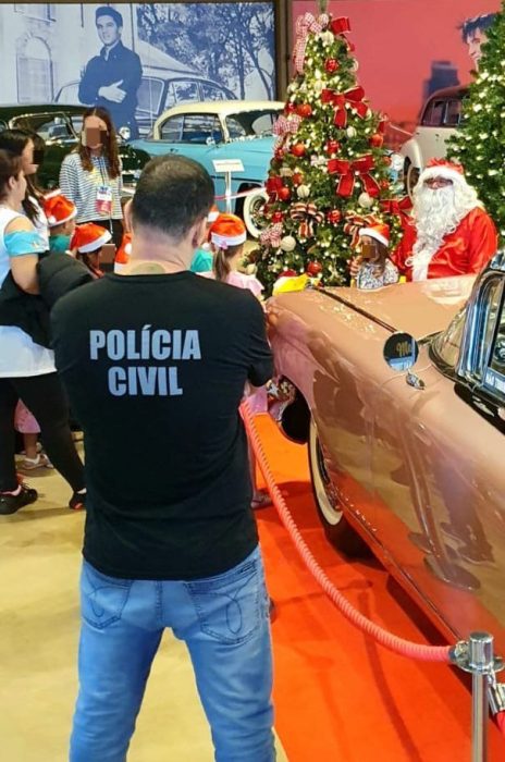 Natal dos Sonhos: Ação das polícias civil e militar leva alegria para 19 crianças da Casa de Acolhimento, em Pomerode