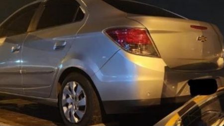 Veículo furtado é recuperado após perseguição policial em Indaial