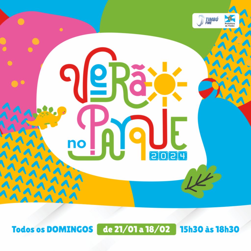 FME Timbó inicia neste domingo o projeto Verão no Parque 2024