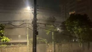 Forte temporal causa caos em cidades de SC