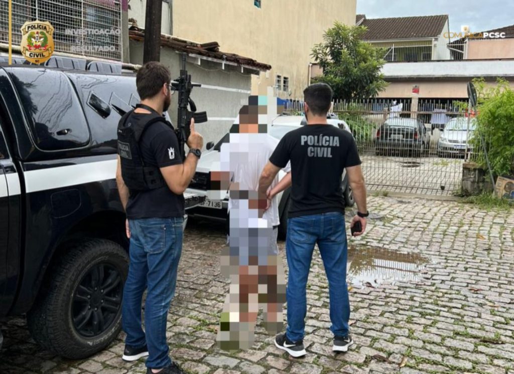 Suspeito de tentativa de latrocínio em bar de Blumenau com 3 tiros é preso em Joinville