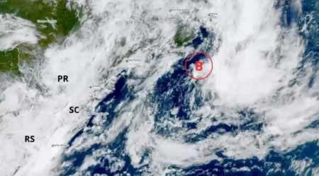Ciclone subtropical raro pode atingir Santa Catarina nos próximos dias