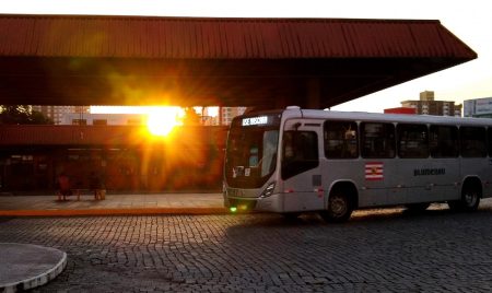Greve paralisa transporte público em Blumenau