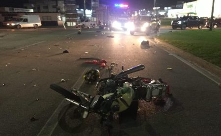 Motociclista é encontrado inconsciente e com fraturas após colisão contra carro em Rio do Sul 