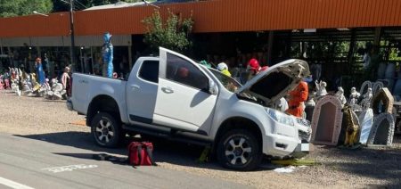 Grave acidente em Apiúna envolvendo 2 carros deixa condutor ferido 