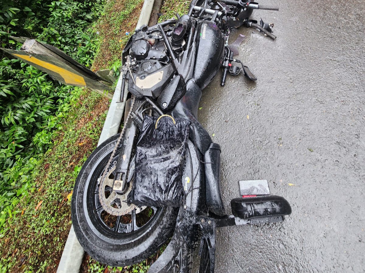 Em Ibirama, acidente de moto deixa 2 pessoas com fraturas expostas e escoriações 