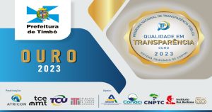 Prefeitura de Timbó recebe selo Ouro em transparência pública após avaliação de mais de 8 mil entidades