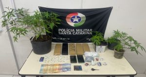 Homens são presos com mais de 4 kg de drogas em residência em Blumenau