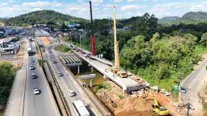 DNIT alerta para operação de Pare e Siga na BR-470, em Blumenau, neste sábado 