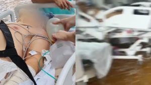 Água inunda hospital e 2 pacientes morrem no Rio Grande do Sul