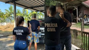 2 homens suspeitos de homicídio são presos temporariamente pela Civil em Ibirama e Guaramirim