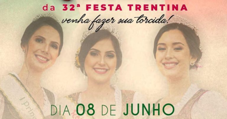 Rio dos Cedros realiza escolha da realeza da 32ª Festa Trentina