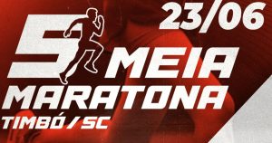 Estão abertas as inscrições para a 5ª Meia Maratona de Timbó