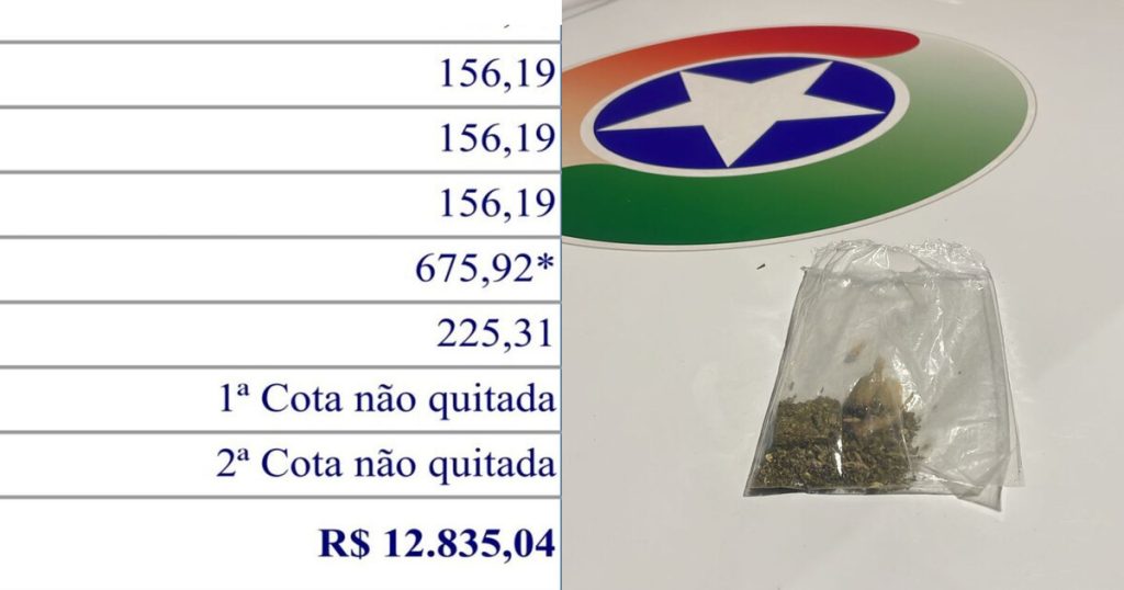 Condutor tem veículo apreendido em blitz com mais de 45 multas e porção de droga em Indaial