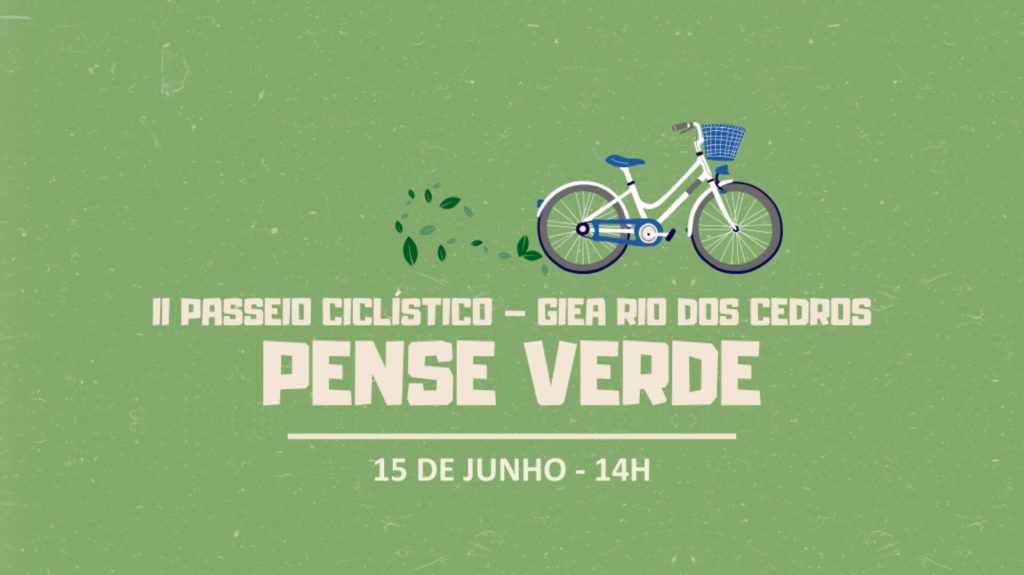 II Edição do Passeio Ciclístico Pense Verde promete movimentar Rio dos Cedros