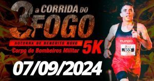 Benedito Novo terá 3ª Corrida de Fogo Noturna