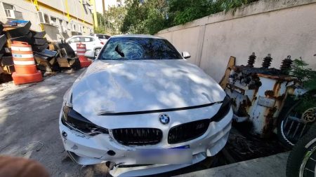 BMW envolvida em acidente que matou noivo tem R$ 6 mil em multas e deve R$ 44 mil em IPVA