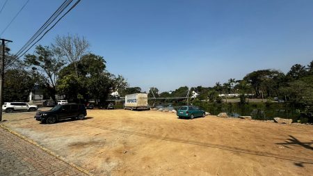 Espaço ao lado da antiga Tapioca, em Timbó, será Praça do Cicloturismo