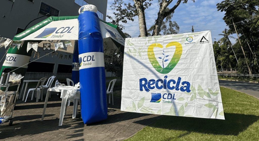 Campanha Recicla CDL em Timbó é realizada com sucesso