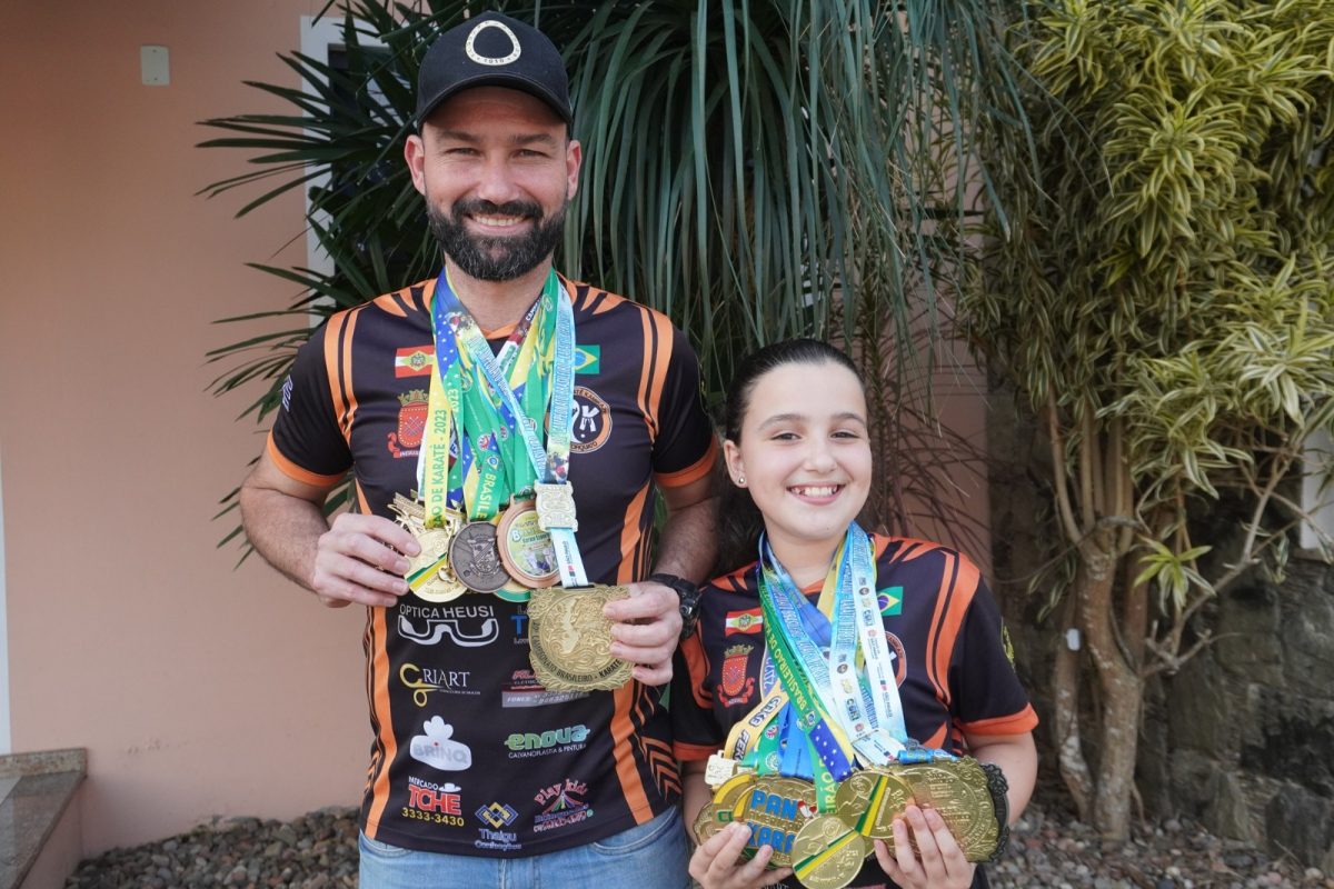 Aos 10 anos, atleta de Indaial busca apoio para disputar mundial de karatê na Argentina