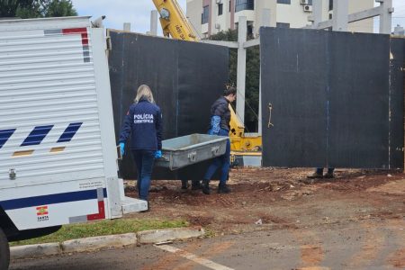 Em Chapecó, trabalhador morre após ser atingido na cabeça por viga durante obra 