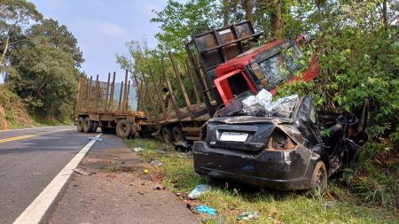 Identificados os 5 mortos de acidente em SC que eram da mesma família