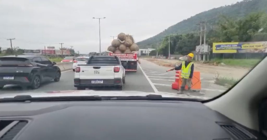 Alterações no trânsito da SC-401 em Florianópolis para segunda e quarta-feira