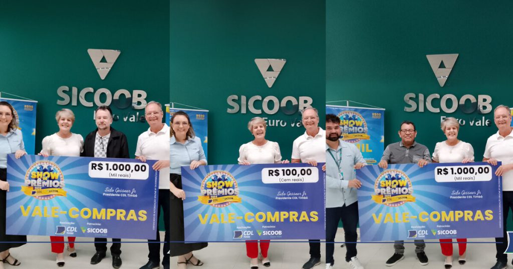 Show de Prêmios 2024 agita Timbó e premia consumidores com vales-compras