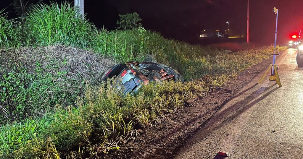 Em Presidente Getúlio, veículo sai de pista e condutor morre na SC-340