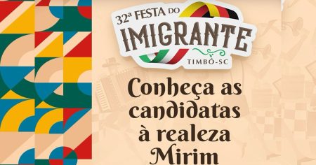 Concurso da Realeza da 32ª Festa do Imigrante de Timbó será neste domingo (20)