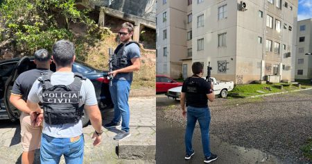 PC prende um dos suspeitos de assalto com agressões a casal de idosos em Blumenau