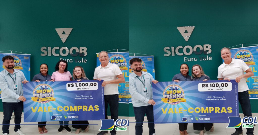 Show de Prêmios 2024 agita Timbó e premia consumidores com vales-compras