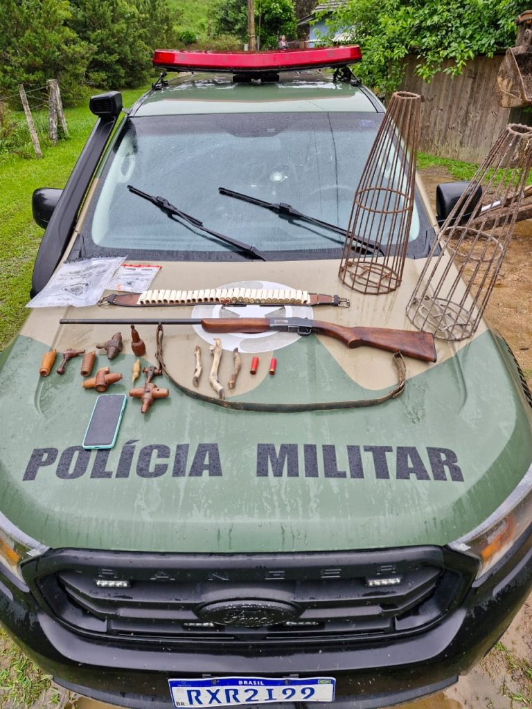 Polícia Militar Ambiental e Polícia Federal deflagram operação contra caça ilegal em Indaial e região