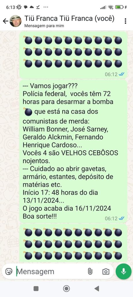 Explosões em Brasília: Ex-candidato a vereador é identificado como dono do carro que explodiu no STF