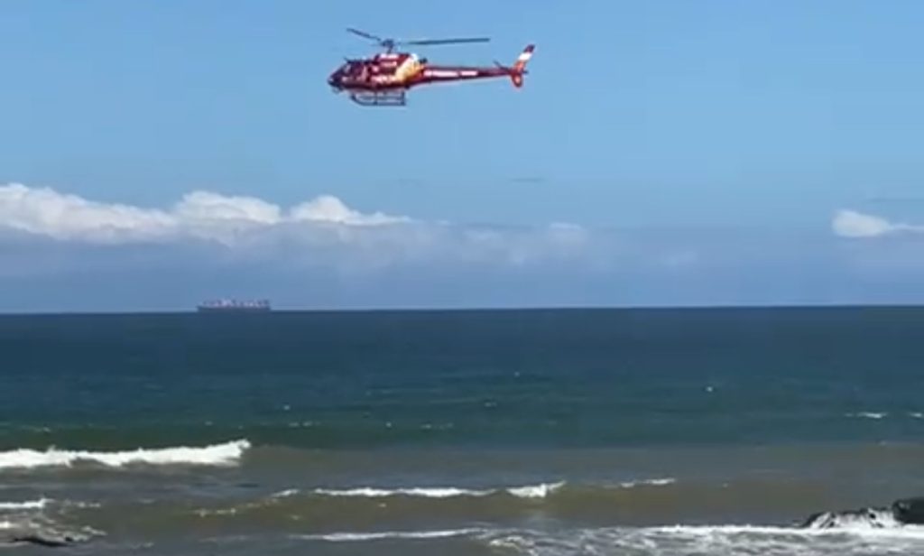 Homem desaparece após afogamento na Praia de Gravatá, em Navegantes