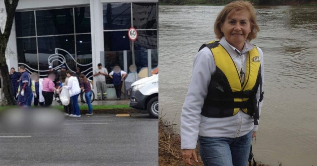 Mulher de 77 anos, natural de Timbó, morrer atropelada por ônibus em Joinville