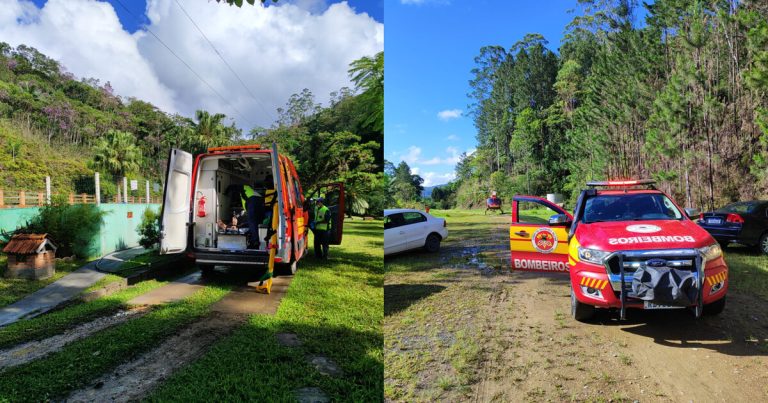 Homem sofre choque elétrico e fica com 25% da superfície corporal queimada em Gaspar