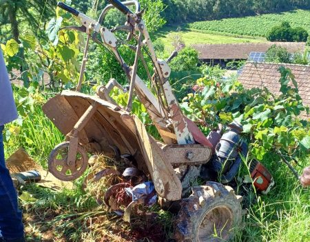 Idoso morre em Taió após sofrer múltiplas fraturas em acidente com máquina agrícola