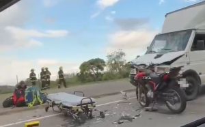 Motociclista morre em acidente na Rua Doutor Blumenau, em Indaial