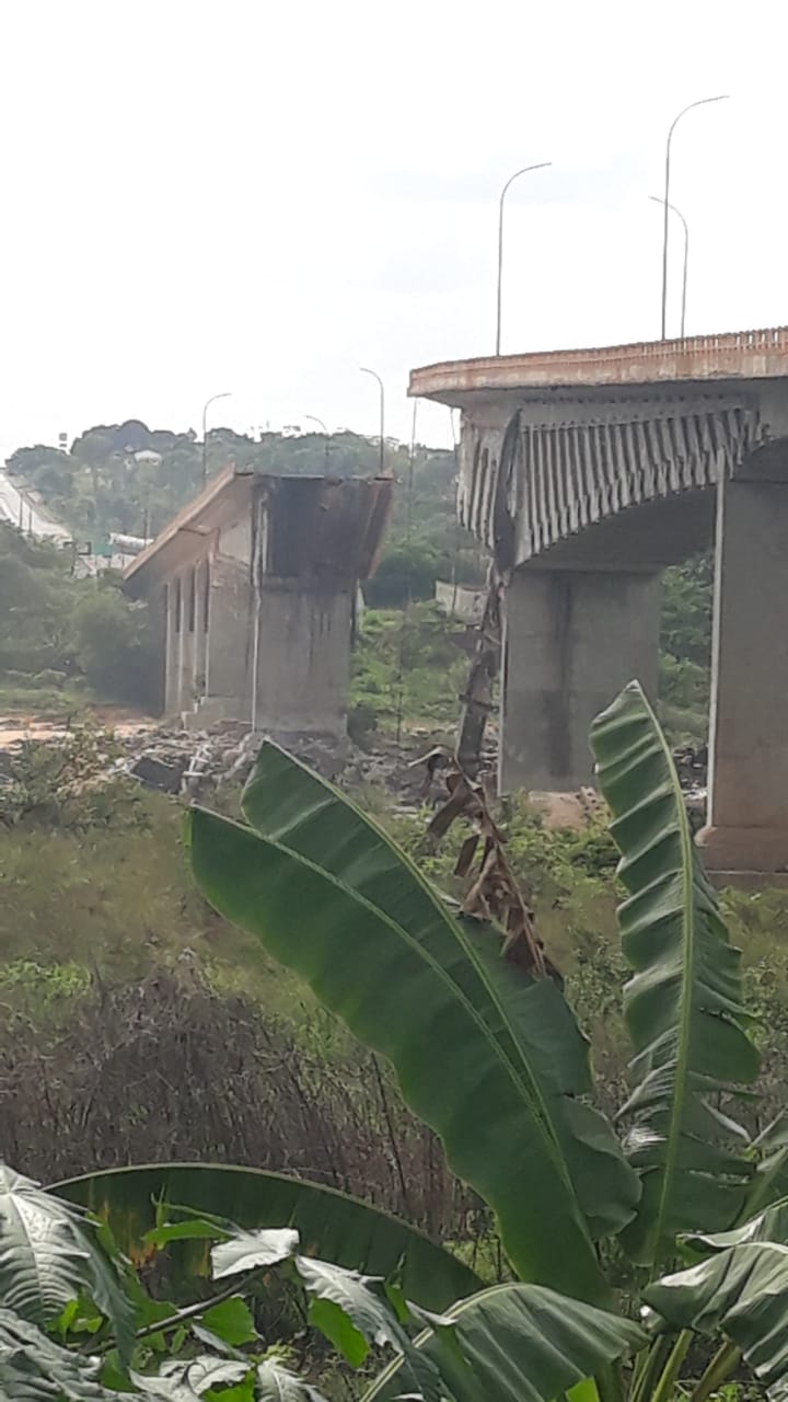 Ponte de 533 metros entre Maranhão e Tocantins desaba e deixa uma pessoa morta