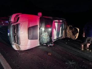 Colisão entre quatro veículos na BR-470, em Rodeio, termina com fuga de dois motoristas