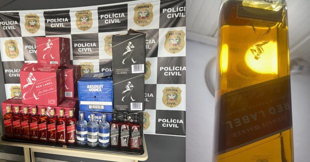 PC apreende 168 garrafas de bebidas alcoólicas adulteradas em boate de Blumenau