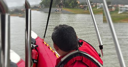 Buscas seguem para o 4° dia sem sucesso na barragem de Palmeiras, em Rio dos Cedros