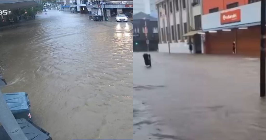 Santa Catarina amanhece com chuvas fortes e alagamentos