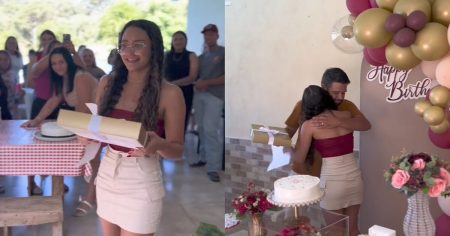 Pedido de aniversário viraliza: jovem de 18 anos pede para ser adotada pelo padrasto