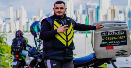 Motoboy de Apiúna é encontrado morto em Indaial; Polícia investiga o caso