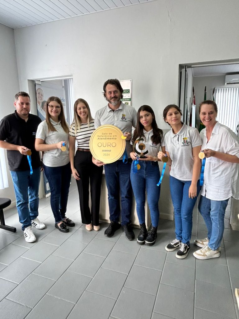 Sala do empreendedor de Rio dos Cedros é reconhecida com selo ouro pelo Sebrae/SC