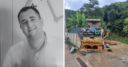 Trabalhador de 31 anos morre após saltar caminhão desgovernado e ser atingido em SC